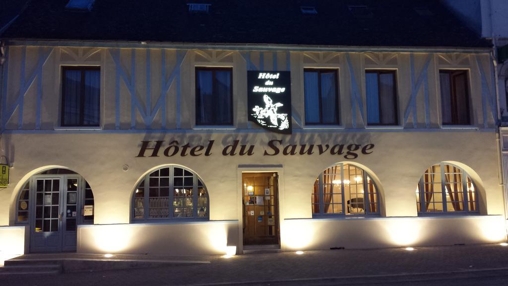 Logis Hôtel du Sauvage La Ferté-Gaucher Exterior foto
